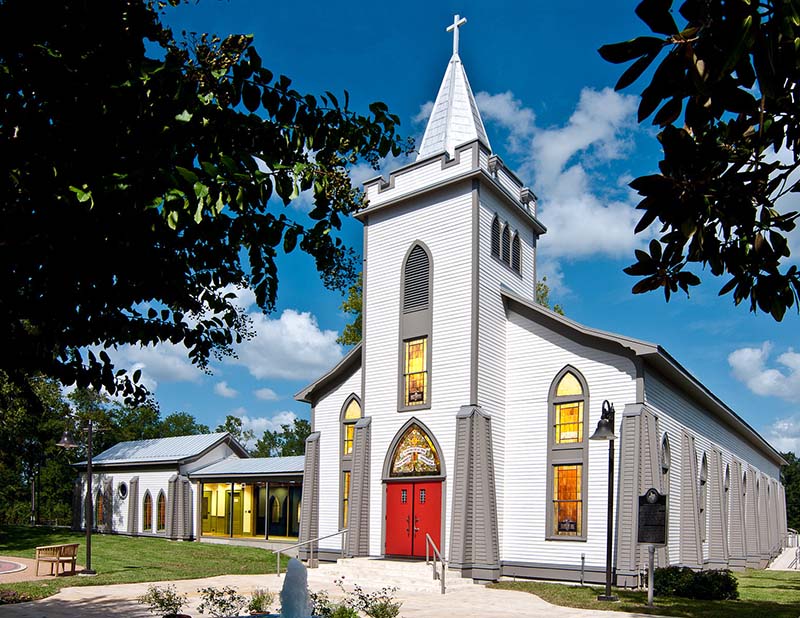History of St. Maryâ€™s Catholic Church in Plantersville, Texas